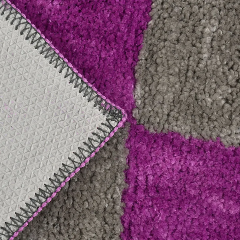 Zerix Cotton Bath Mat - Purple media 5