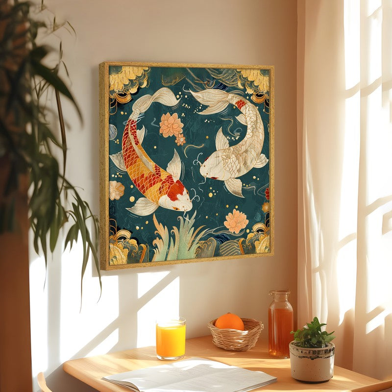 Carnival Mandala Wall Art With Frame media 2