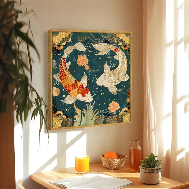 Carnival Mandala Wall Art With Frame media 2