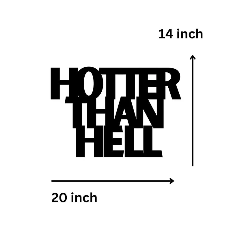 Hotter That Hell Iron Wall Accent media 5