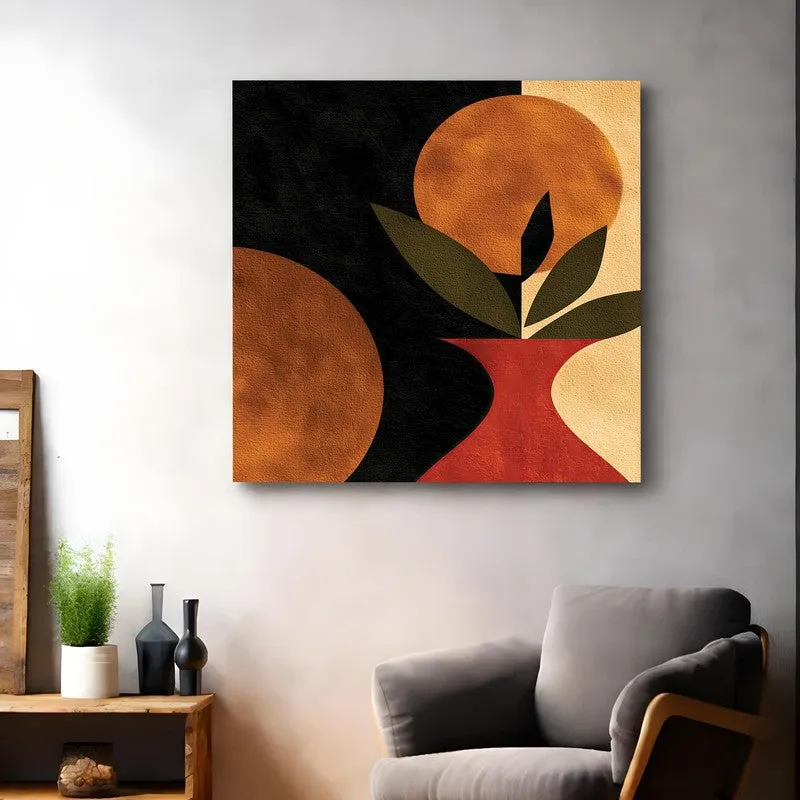 Earthn Leaf Canvas Wall Art media 4