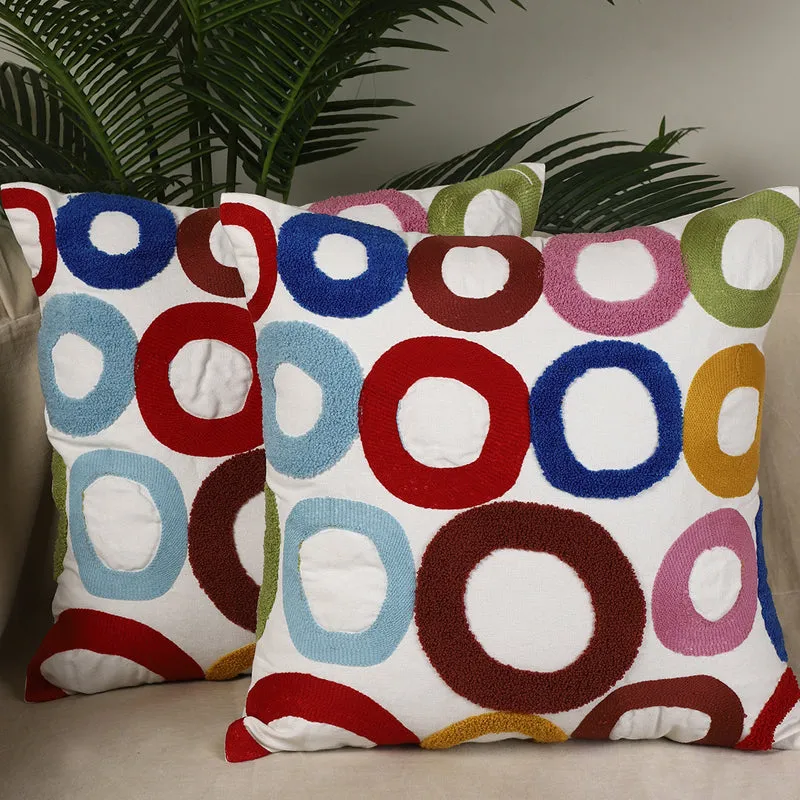 Loop Pop Tufted Cushion Cover - Set Of Two media 1