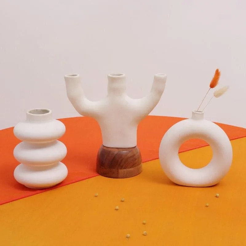 Curvey Calm Vase - Set Of Three media 1