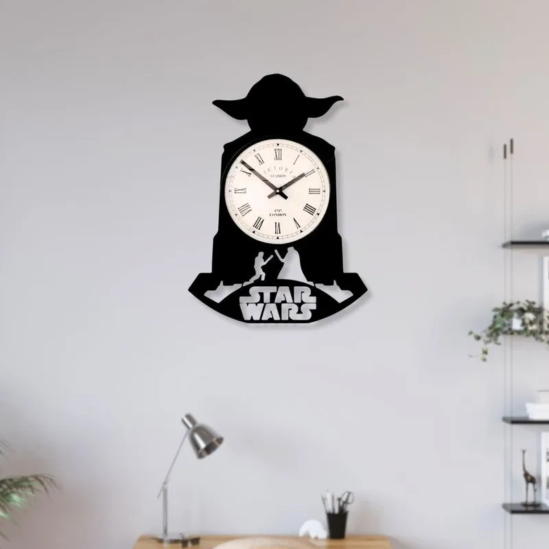Sheriff Steel Analog Wall Clock - Black media 3