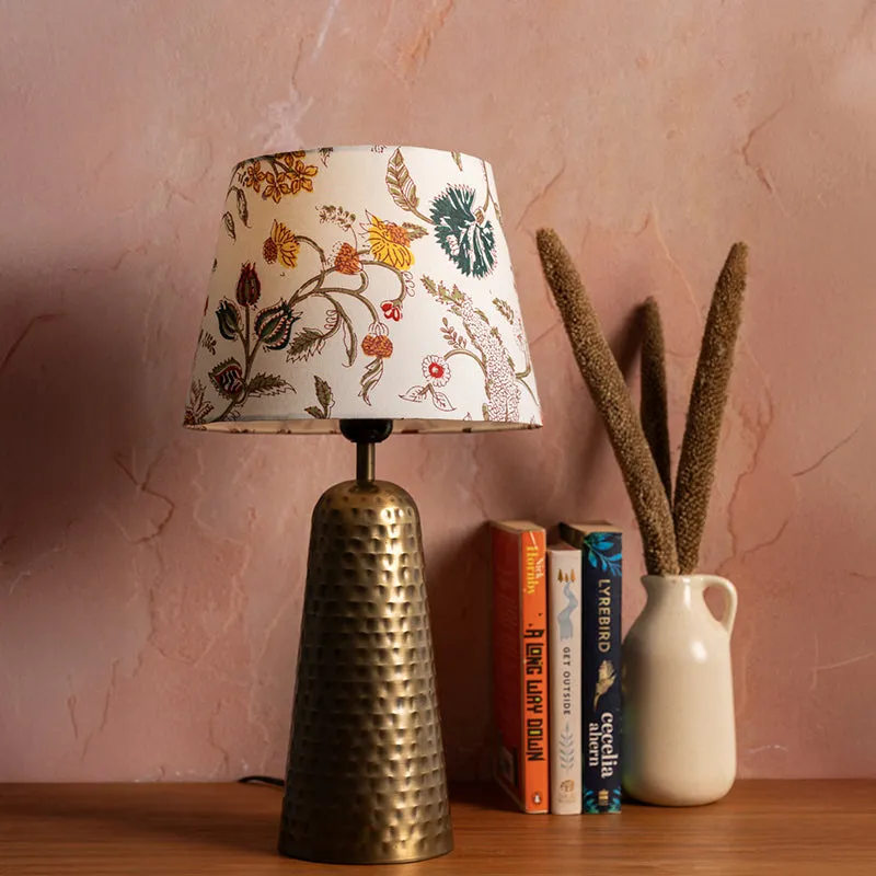 Cuppra Curve Leaf Cotton Table Lamp - Multicolor media 2
