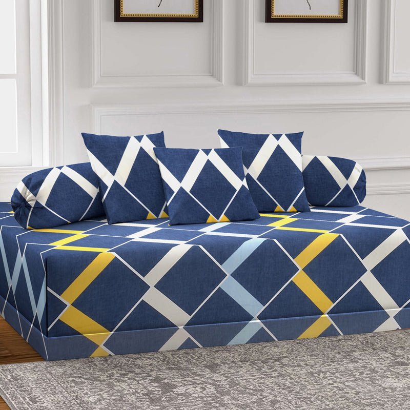 Chic Geo Diwan Set - Six Piece Set