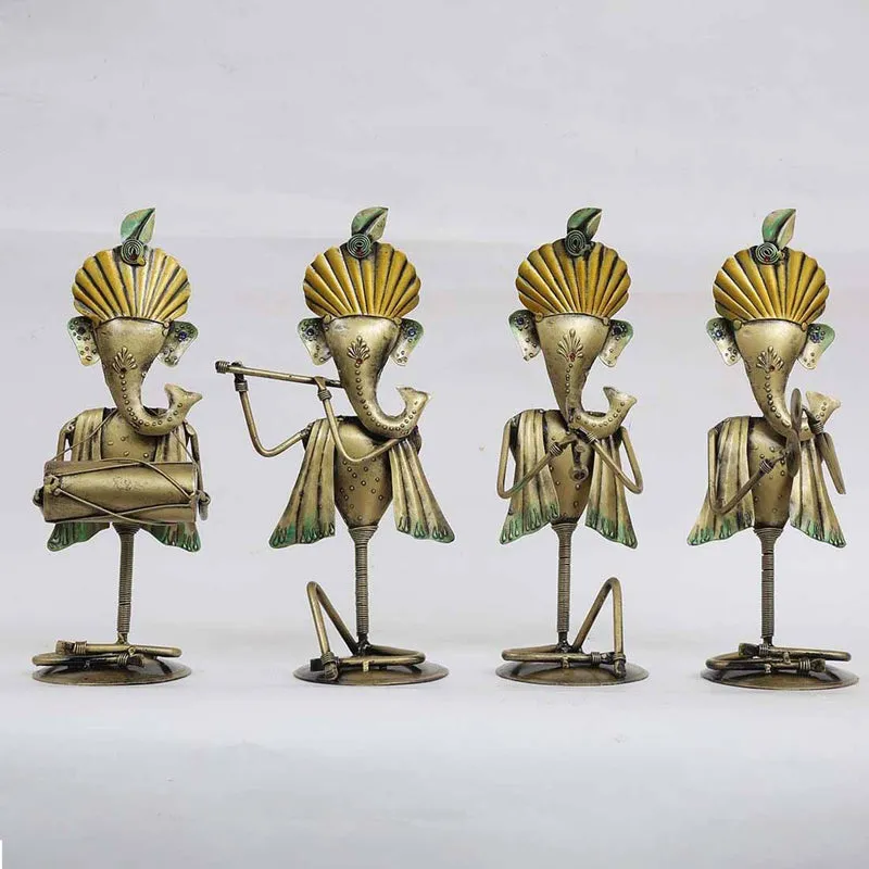 Abstract Art Group Showpiece - Set Of Four media 3