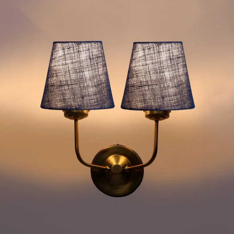 Lumoire Duo Cone Metal Wall Lamp - Blue media 6