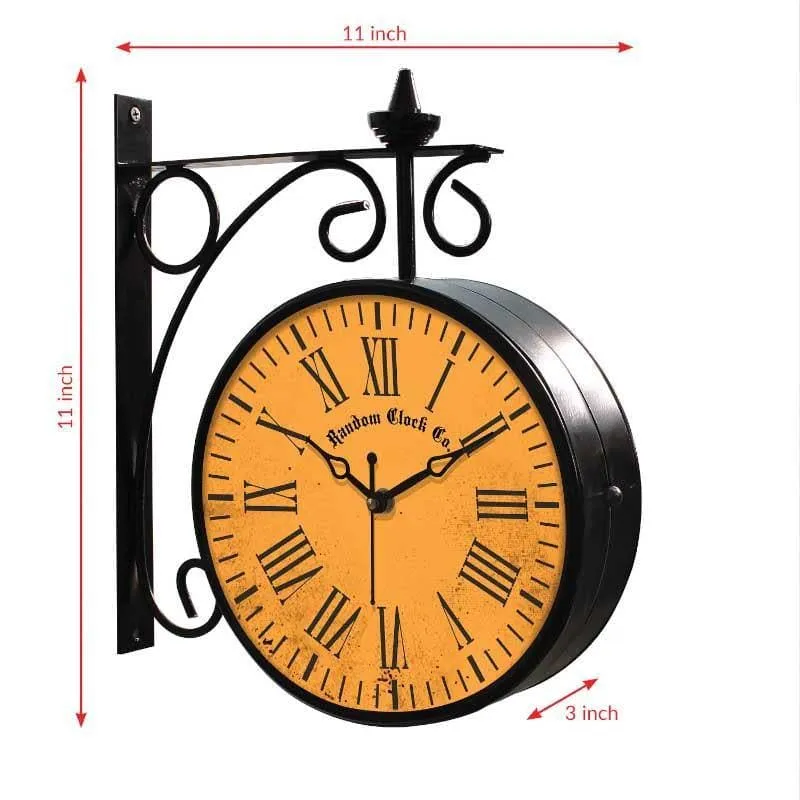 Vintage Dual-Timekeeper Wall Clock media 7