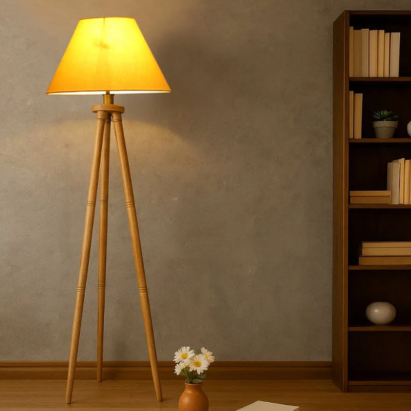 Cotin II Tripod Floor Lamp - Yellow media 1