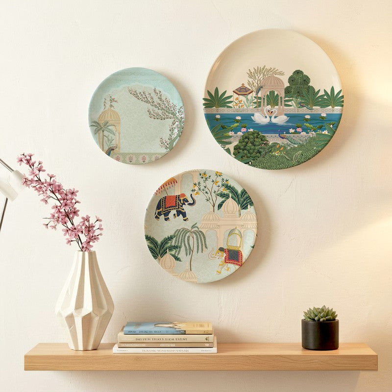 Serene Petal Metal Wall Plates - Set Of Three media 4