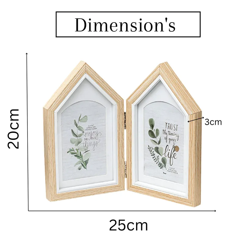 Memory Home Wood Photo Frame - Beige media 6