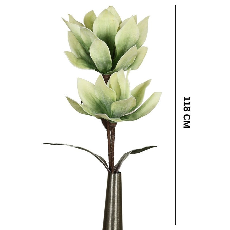 Artificial Velora Foam Flower Stick - Green media 7