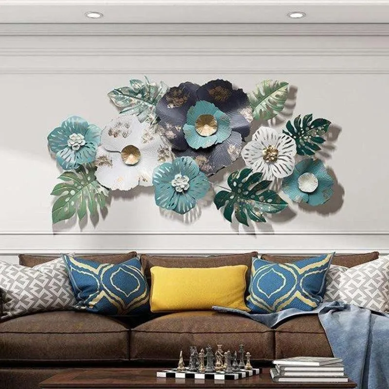 Fleur Moderne Floral Metal Wall Accent media 1