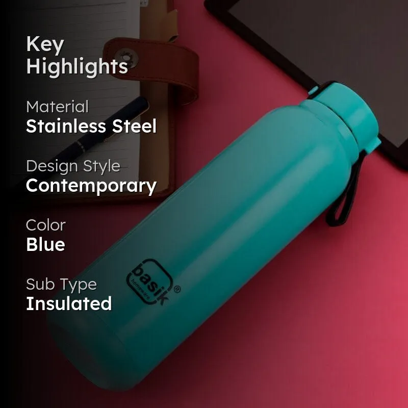 Hydro Master Insulated Bottle (Blue) - 650 mL media 2