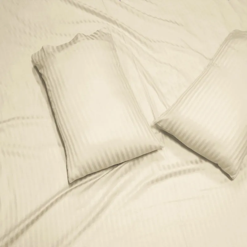 Stripe Charm Cotton Duvet Cover - Ivory media 7