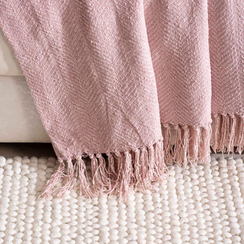 Zody Woven Throw - Pink media 3