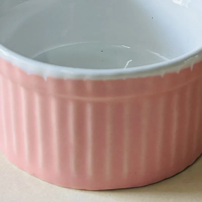 Ceramic Dessert Bowls (Pink,150 mL Each) - Set Of Four media 5