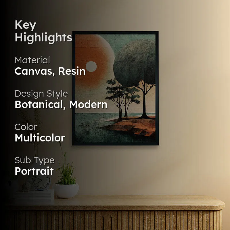 Serene Riverside Canvas Wall Art media 2