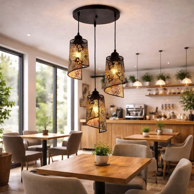 Botanic Metal Cluster Ceiling Lamp media 6