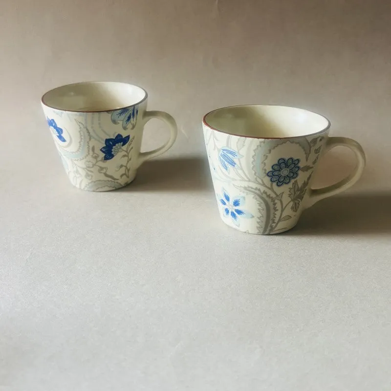 Florale Ceramic Tea Cups (150 mL Each) - Set of Two media 6