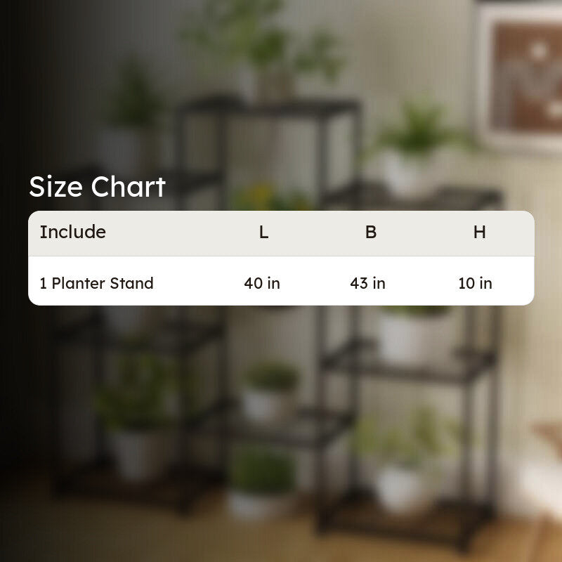 Timber Tier Metal Planter Stand media 9