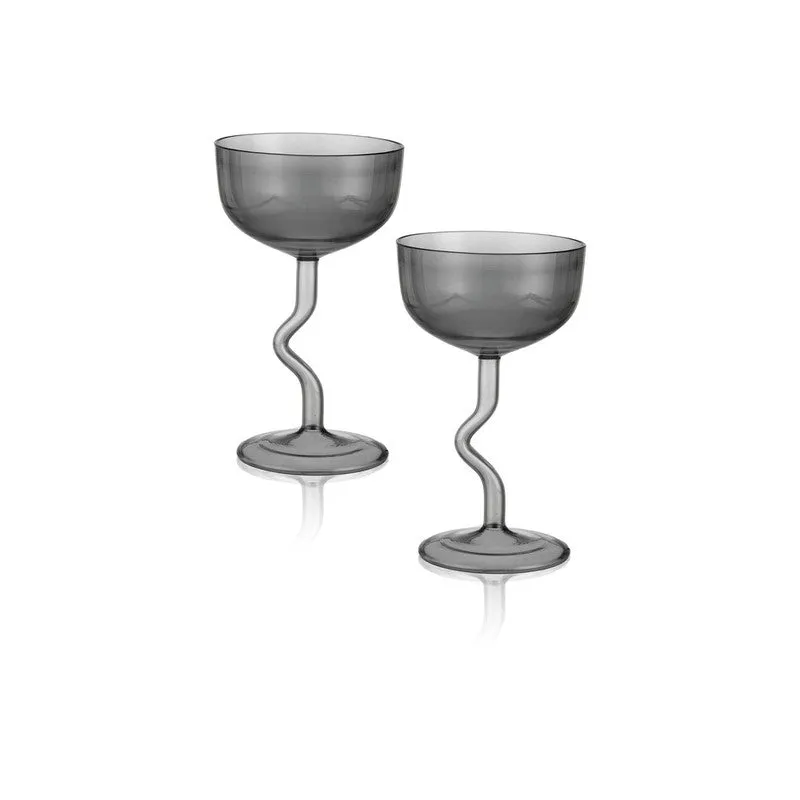 Brivon Coupe Glass(350 mL) - Set Of Two - 7