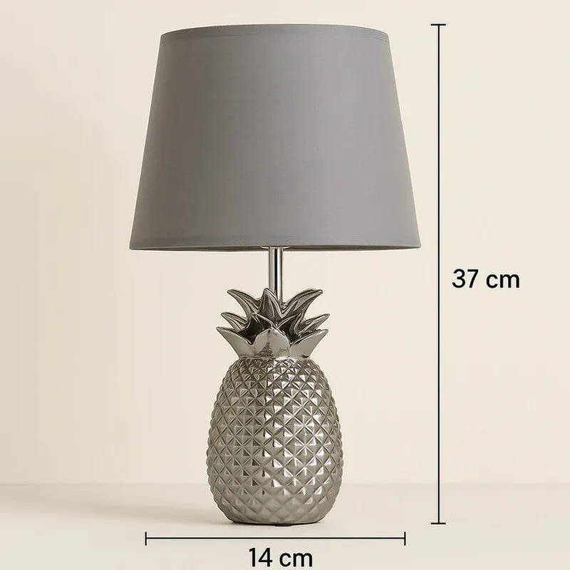 Bronzelle Metal Table Lamp - Grey media 7