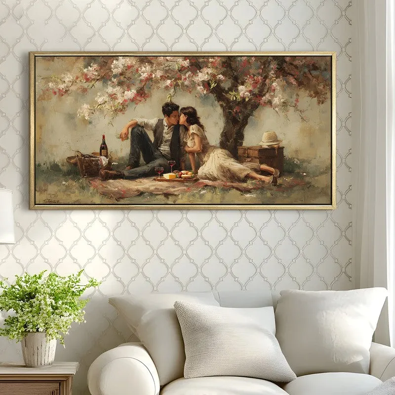 Blossom Shade Canvas Wall Painting With Frame media 4