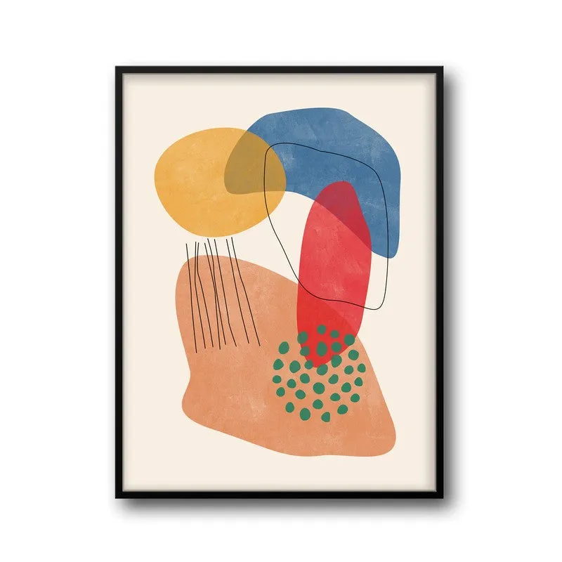 Splash Of Summer Framed Canvas Wall Painting media 6