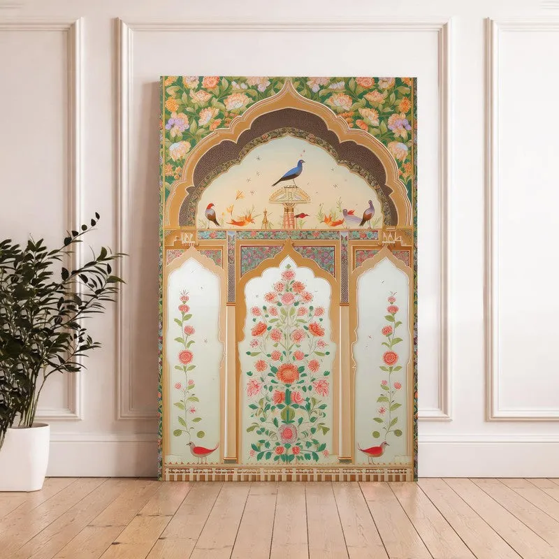 Peacock Aura Canvas Wall Art media 6