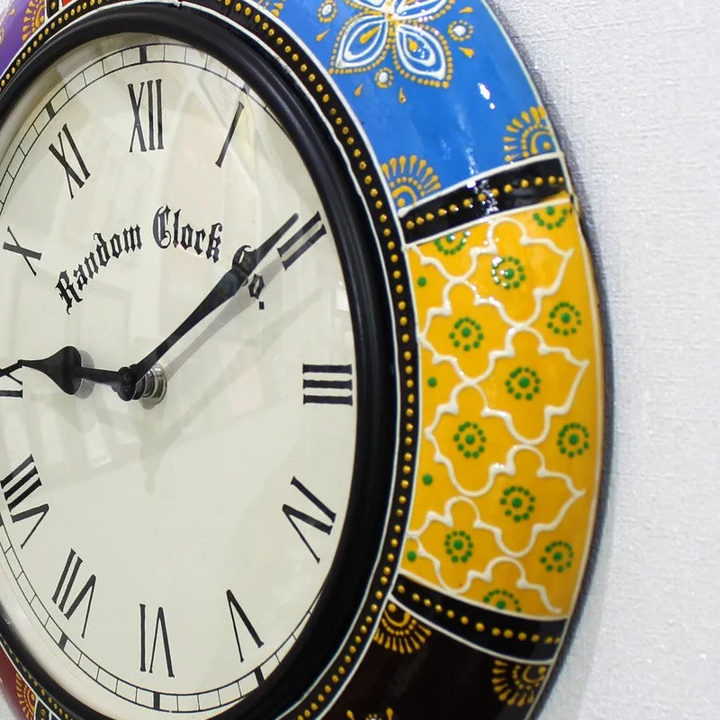 Novara Brass Analog Wall Clock media 8