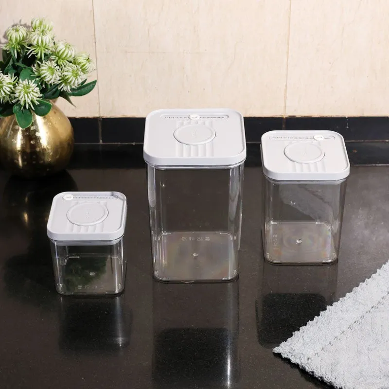 SealPro Transparent Clear PET Container (600 mL/1250 mL/2200 mL) - Set of Three media 1