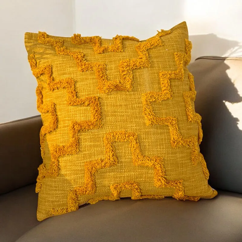 Golden Looms Tufted Cushion Cover Set media 1