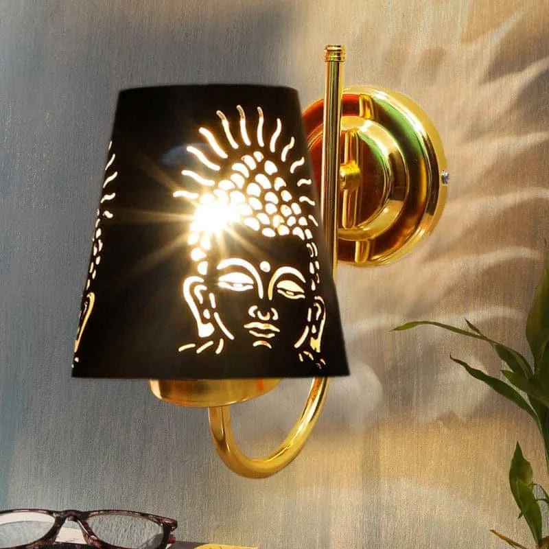 Galora Buddha Empire Metal Wall Lamp media 1