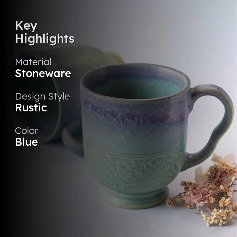 Quench Stoneware Coffee Mug (400 mL Each) - Set of Two media 2