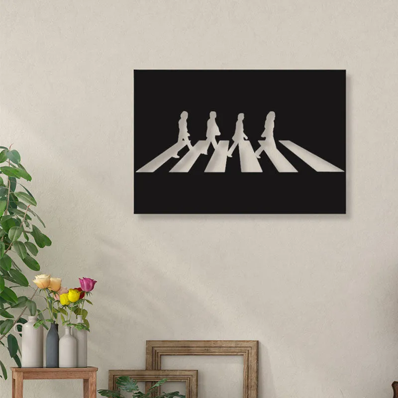 The Beatles Black Iron Wall Accent media 1