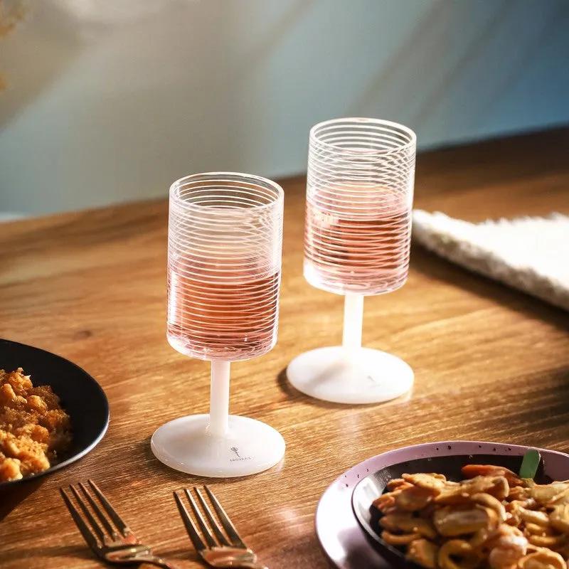 String Liner Wine Glasses (140 mL Each) - Set Of Two media 3