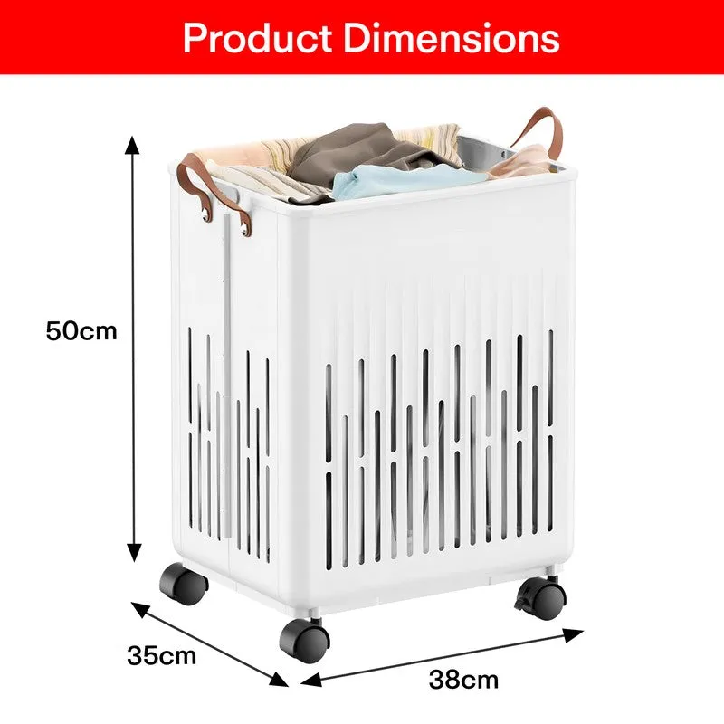Rioware Roll & Sort Laundry Basket - White media 10