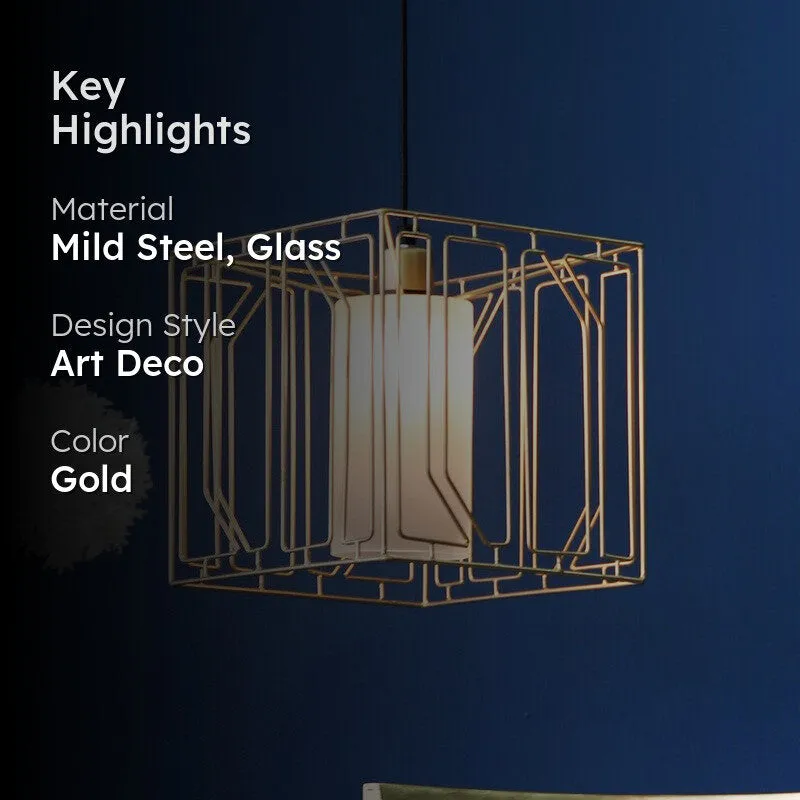 Lustraflare Coku Steel Ceiling Lamp media 2