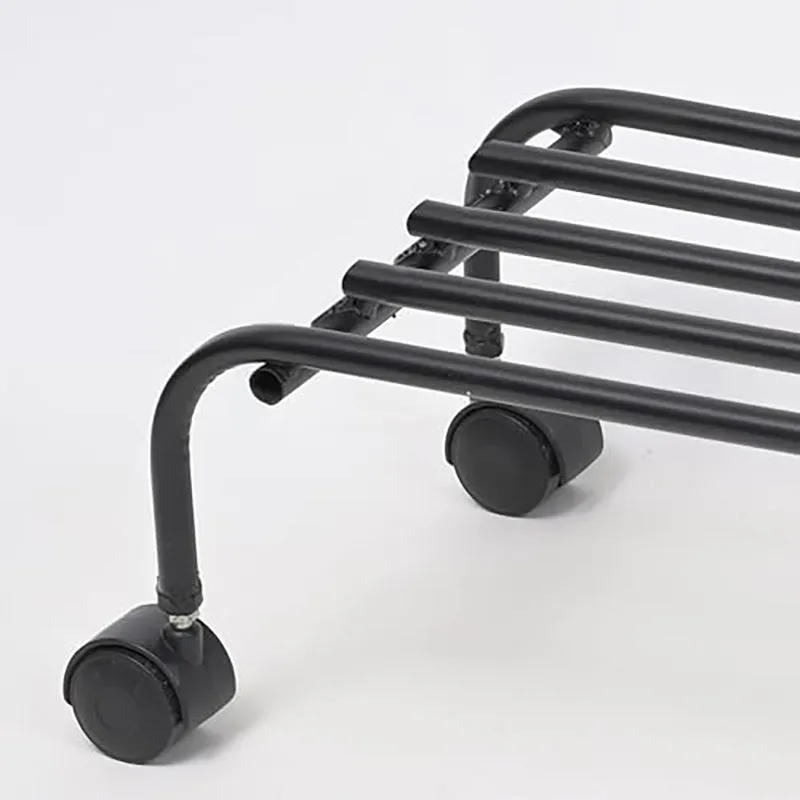 The Willow Loft Metal Plant Stand With Wheels - Set Of Two media 3