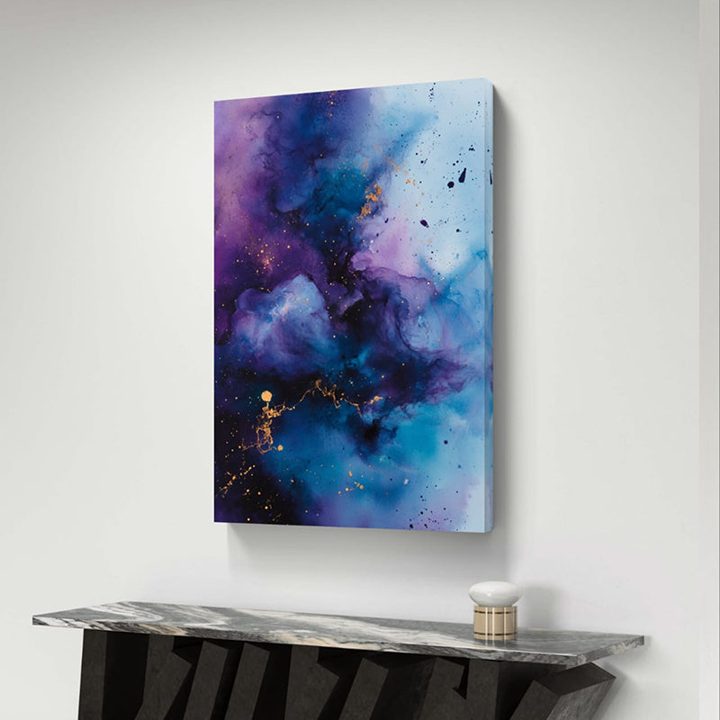 Amethyst Splash Wall Painting media 4