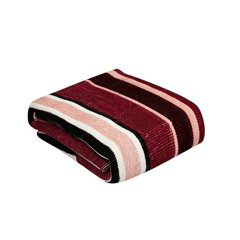 Monte Carlo Crimson Stripes Blanket - 800 GSM media 6