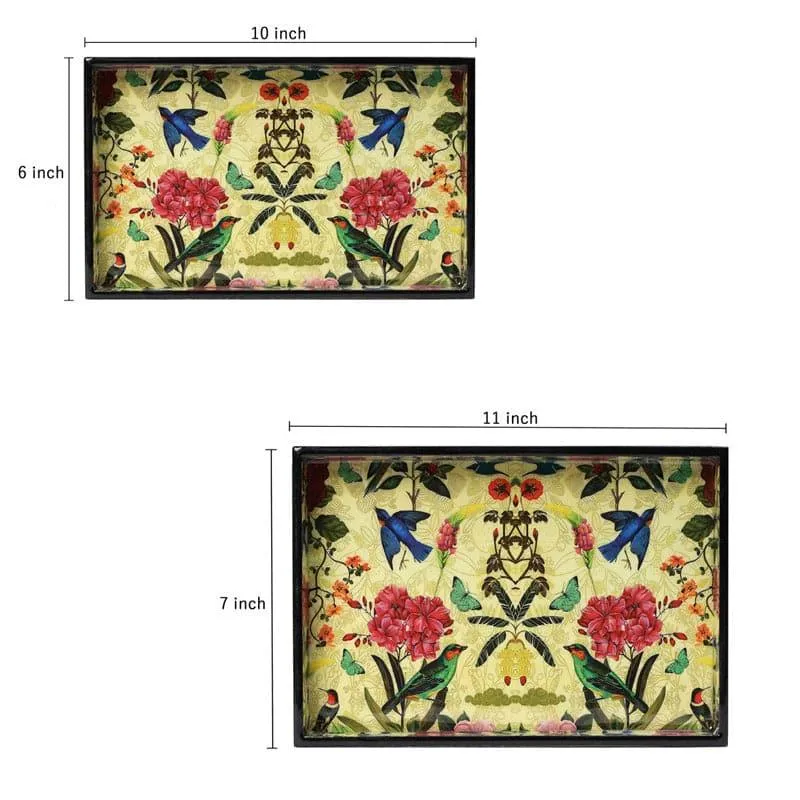 Miraka Floro Serving Tray - Set Of Two media 4