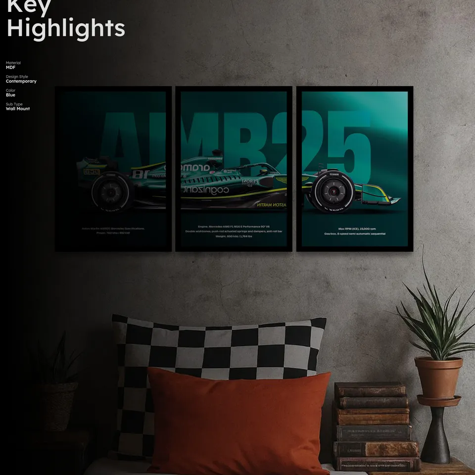 Race Day Legends Wall Art - Set Of Three media 2