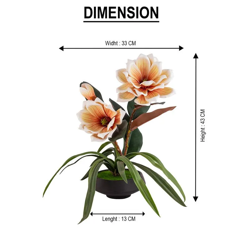 AarviDecor Soft Beige Bloom Foam Artificial Plants media 9