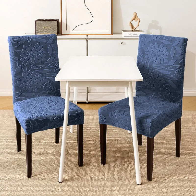 Serena Chair Cover (Blue) - Set Of Two media 1