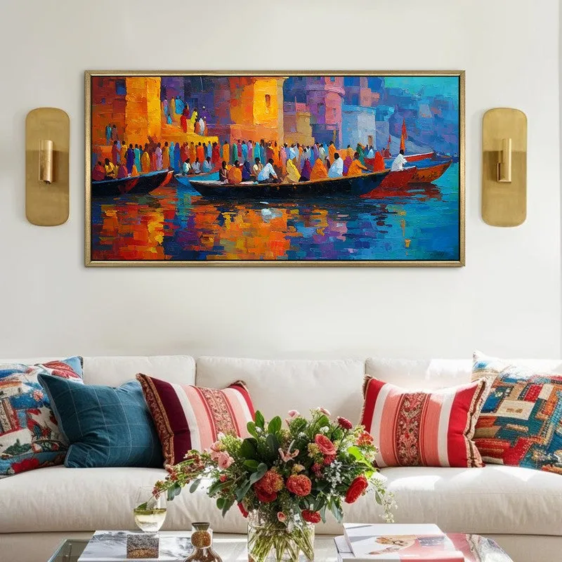 Silent Oars on Sacred Waters Wall Art media 3