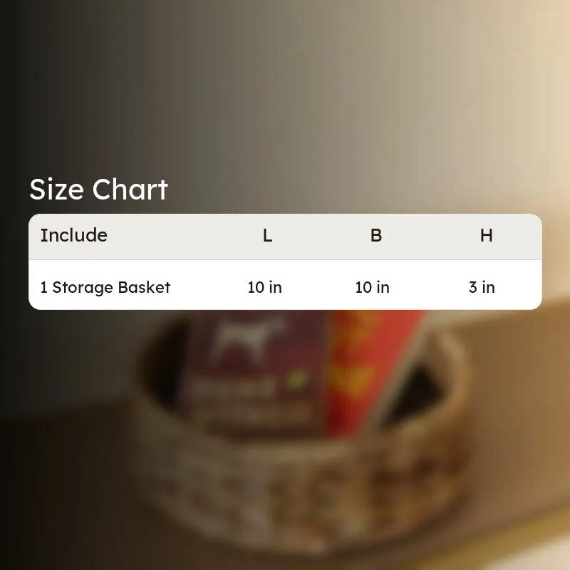 AuroraGlow Natural Fiber Fruit Basket media 8