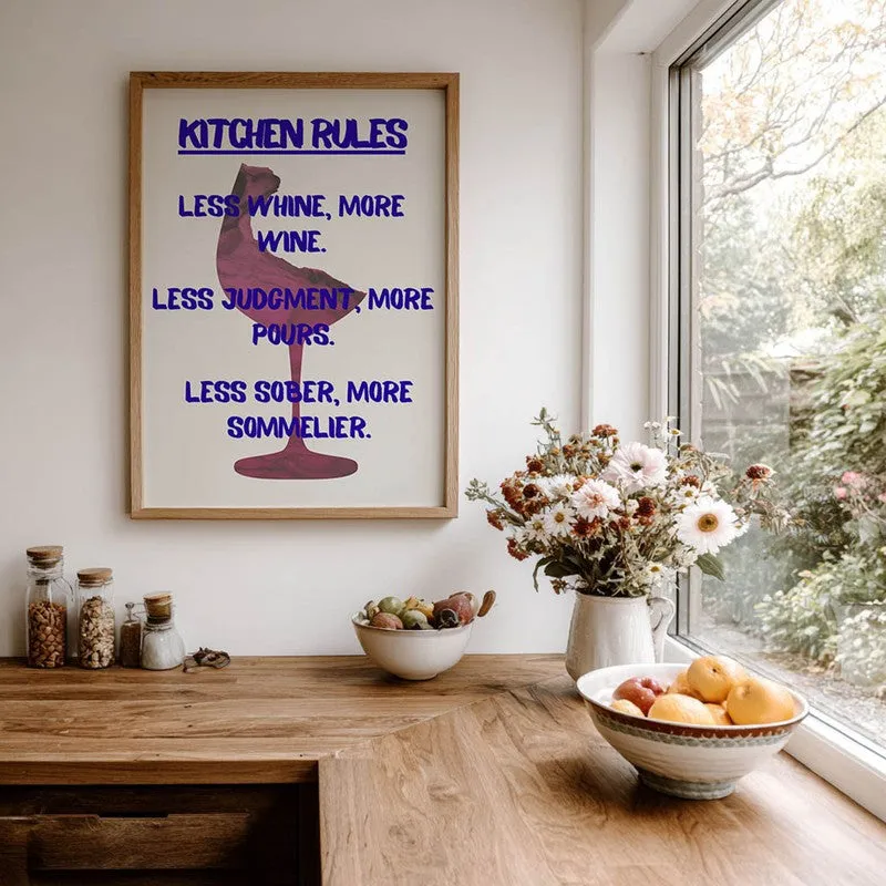 Flavor Font Archival Canvas Wall Art - Brown media 8